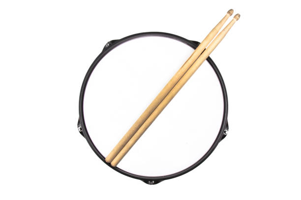 istock Trio drums and Snare, white background 1185821597