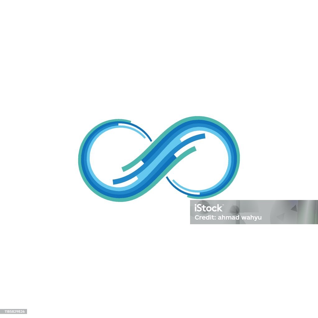 Technology Infinity Sign Infinity Technology Vector Stock Illustration - Download Image Now ...