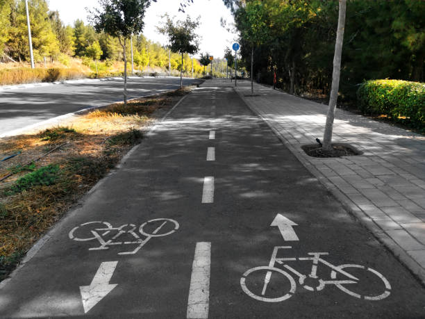 istock Bike path in an Israel 1185831313