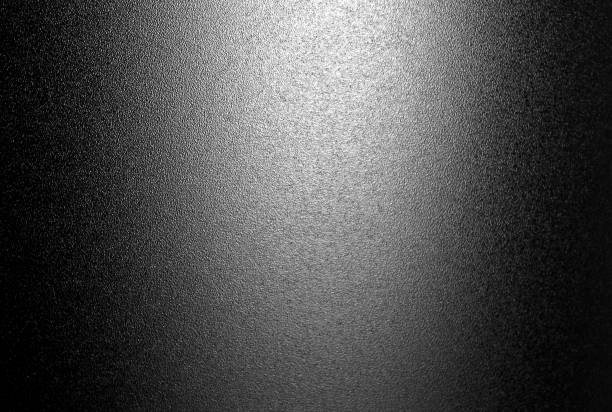 istock Ground glass texture with light in black and white. 1185835629