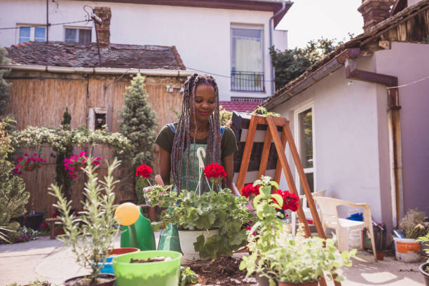 istock Small business, flower garden 1185838122
