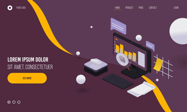 istock Business teamwork concept. Isometric business plan. 1185841213