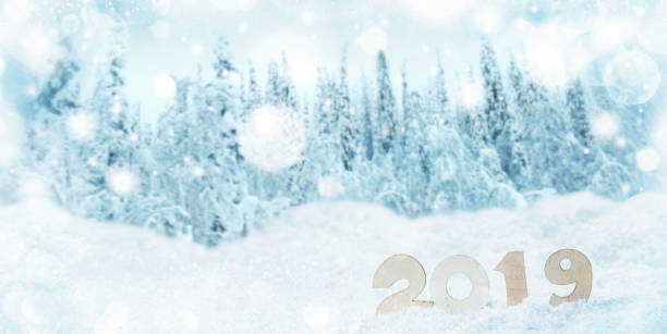 istock 2019 New Year in snow 1185842054