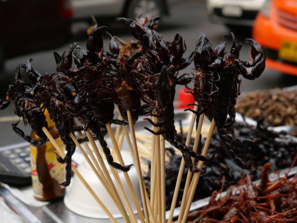 istock Exotic Snack of Scorpions/Worms/Insects 1185842583