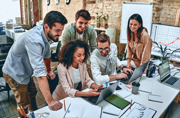 istock Young business people in office 1185842857