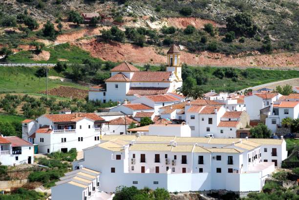 istock Small white village, Atajate, Spain. 1185843642