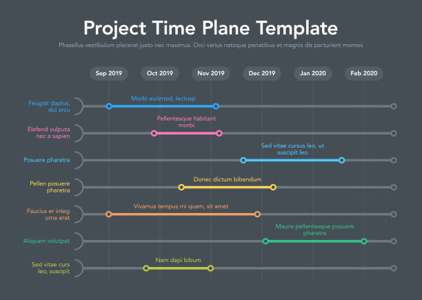 Timescale Template Timescale Illustrations, Royalty-Free Vector Graphics & Clip Art - iStock