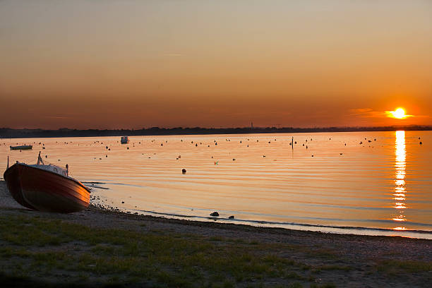 istock beautiful sunset on Lake Garda 118584644