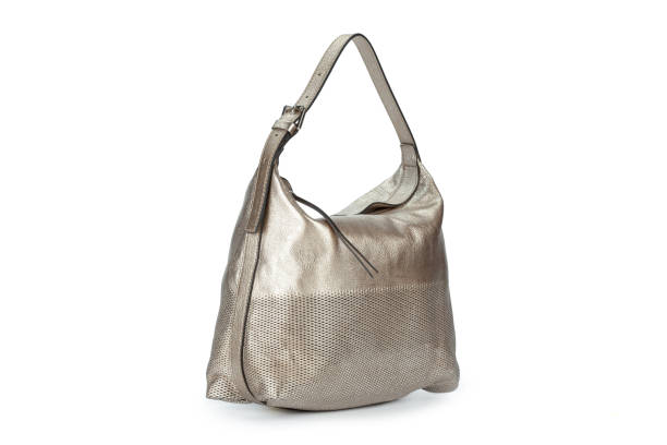 istock Capacious female purse handbag over a white background 1185847697