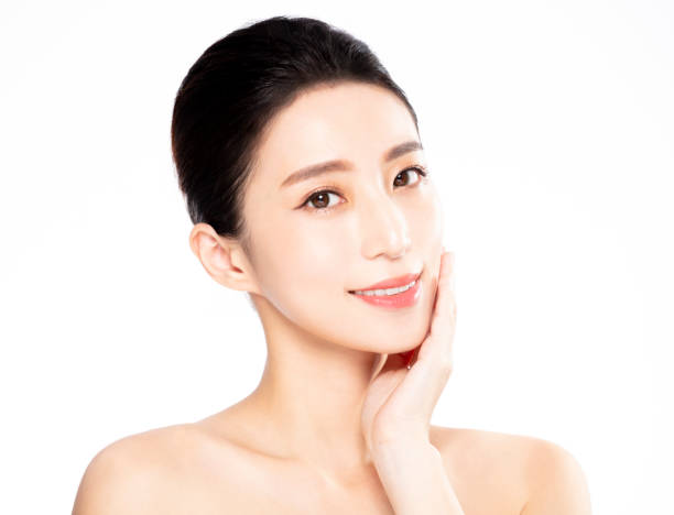 istock closeup young beauty  with clean fresh skin 1185851182