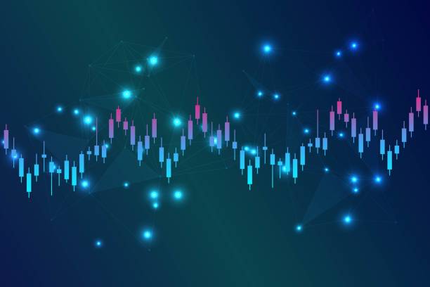 istock Stock market or forex trading graph. Chart in financial market vector illustration Abstract finance background 1185857190