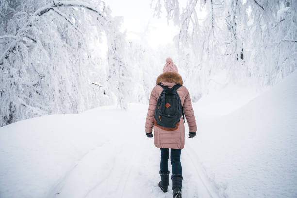 istock Young woman exploring Balkan mountains 1185857484