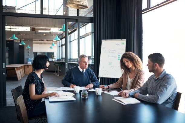 istock Coming together to make better plans for their business 1185858909