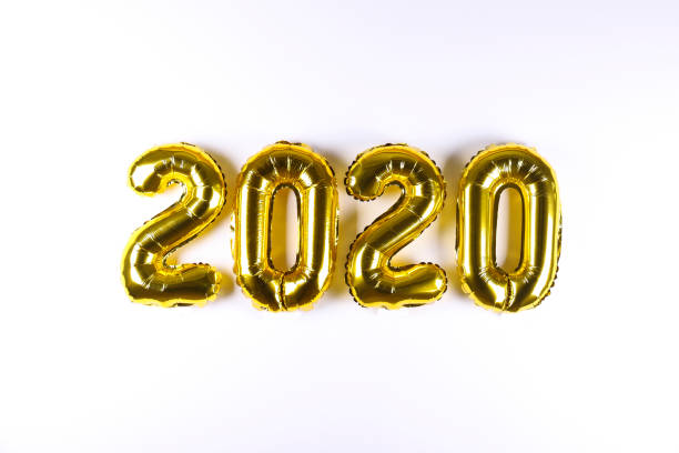 istock digit shaped inflatable ballons for 2020 new year celebration. 1185866025