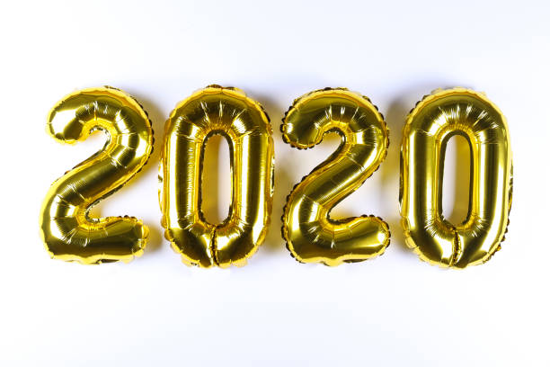 istock digit shaped inflatable ballons for 2020 new year celebration. 1185866045