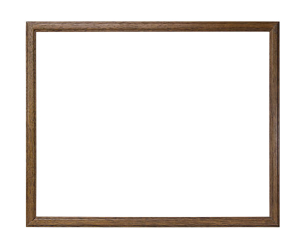 istock Wooden picture frame with clipping path 118586694