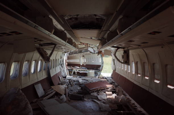 Long exposure in Iceland of a plane wreck