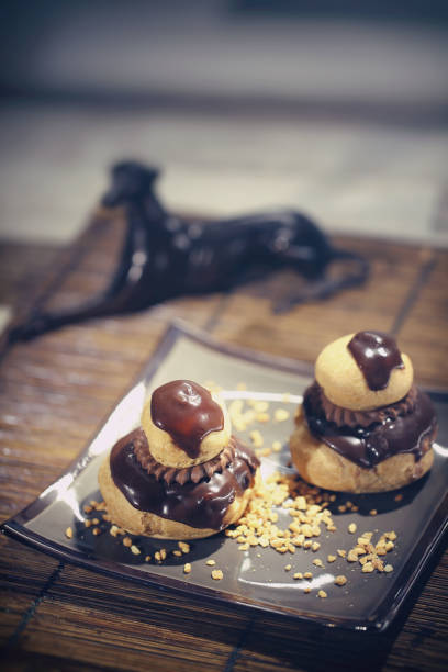 istock french pastry in chocolate, religious 1185879054