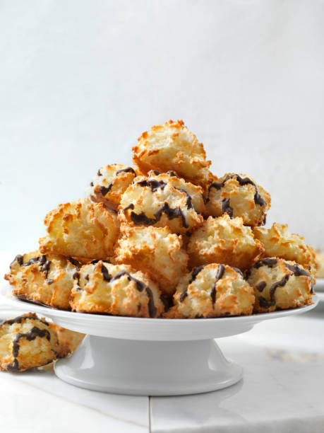 istock Platter of Coconut Macaroons 1185891325