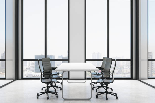istock Modern meeting room interior 1185891796