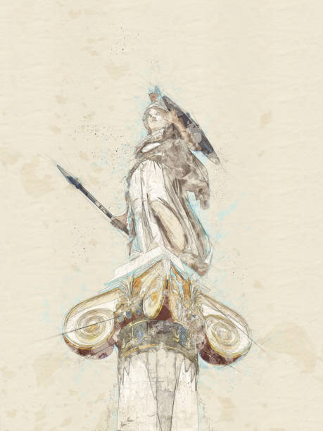 istock Statue of Athena the defender Academy, Athens 1185893737