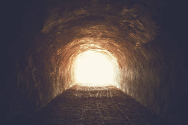 istock arch tunnel of bomb shelter 1185897132