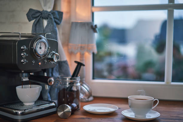 istock Fresh Cup Coffee in Domestic Kitchen 1185897323