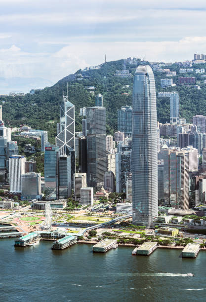 istock Hong Kong Victoria Harbor from Air 1185898492