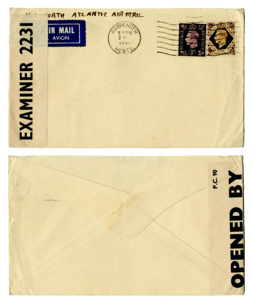 istock Wartime envelope from UK examined by censor, 1941 1185903601