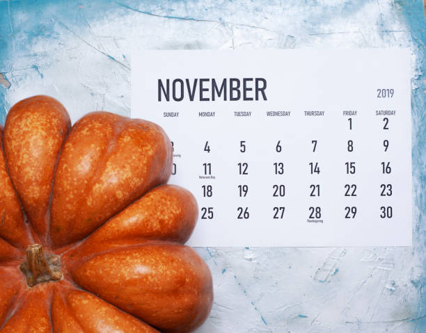 istock November 2019 monthly calendar 1185905560