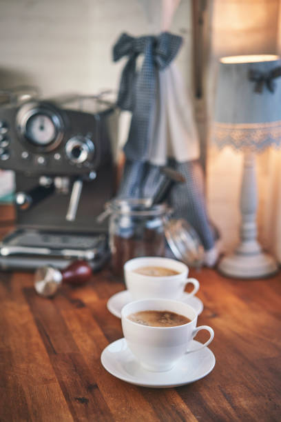 istock Fresh Cup Coffee in Domestic Kitchen 1185909937