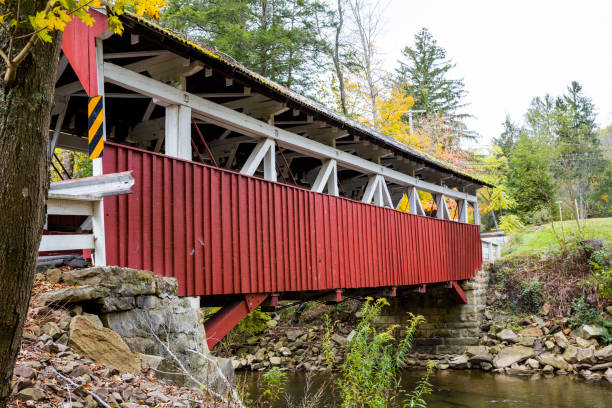 istock Shaffer Covered Bridge, Conemaugh Township, Somerset County,Pennsylvania 1185916480