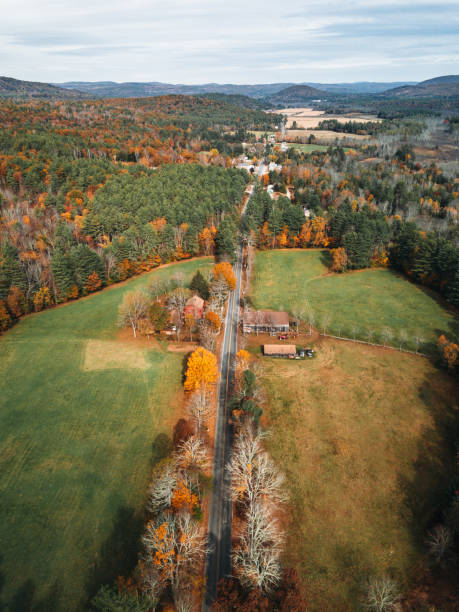 istock autumnal landscape in Vermont 1185918800