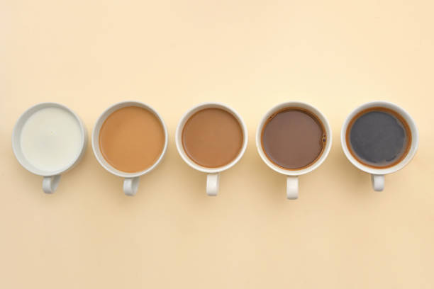 istock Different Types Of Coffee In Cups Top View 1185919247