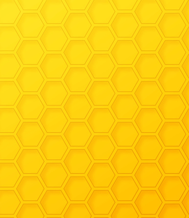 Seamless beehive honeycomb pattern background.