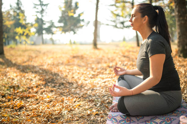istock Feel the positive energy flow through your body 1185929606