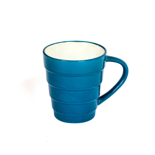 istock Blue mug isolated on white background with clipping path 1185933865