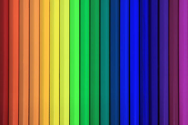 istock Color pencils in rainbow colors. 1185948876
