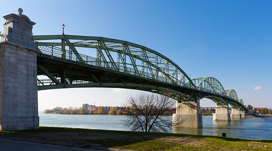 Maria Valeria bridge in Esztergom is hungarian landmark