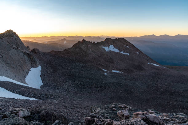 istock Hiking and Climbing on Longs Peak 1185955447