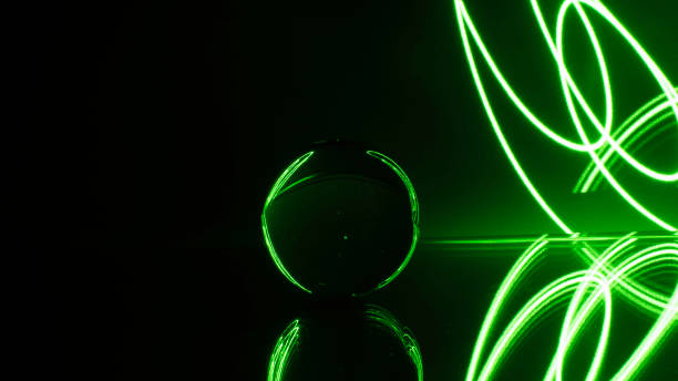 istock Long exposure laser painting 1185957407