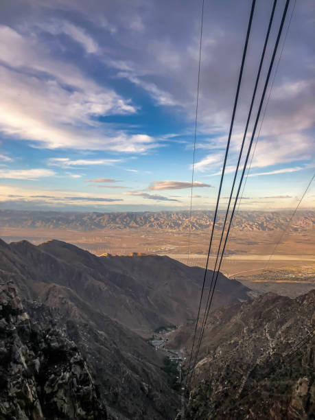 istock Palm Springs tramway after late season snow 1185960820