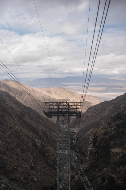 istock Palm Springs tramway after late season snow 1185960977