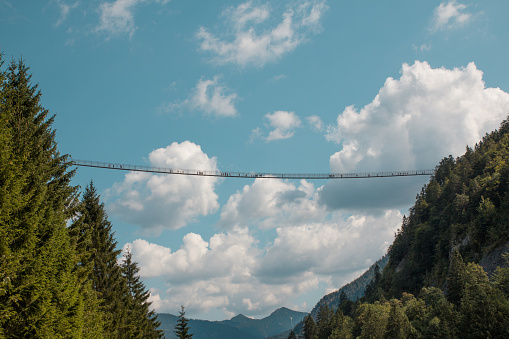 View of Highline179 bridge in Austria