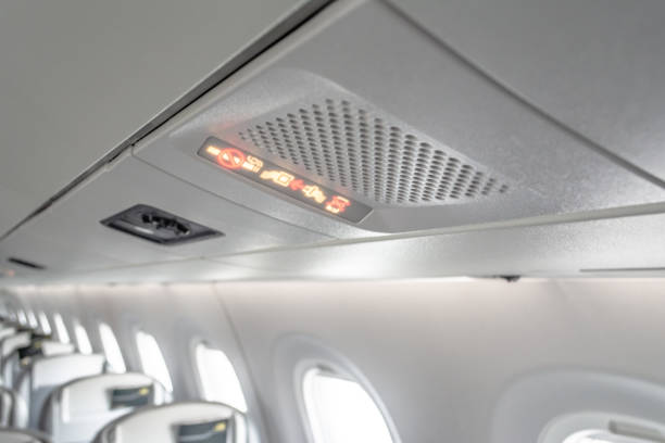 istock Passenger Cabin, Commercial Airplane 1185962233