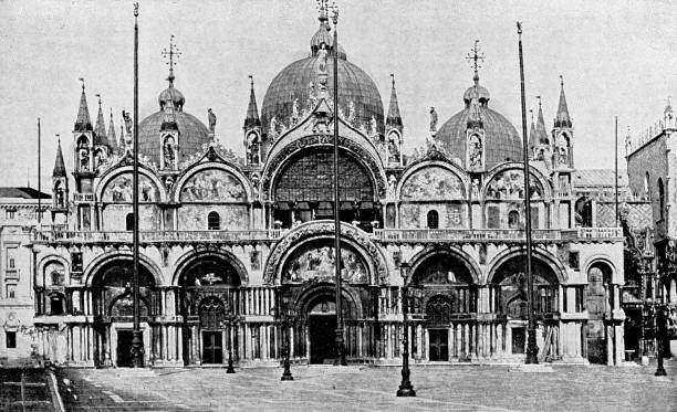istock St Mark's Basilica in Venice, Italy - 19th Century 1185965311