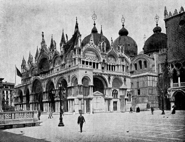 istock St Mark's Basilica in Venice, Italy - 19th Century 1185965432