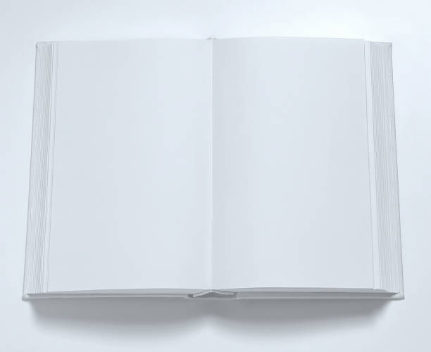 istock Blank book cover white 118597386