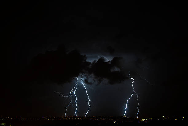 Lightning stock photo