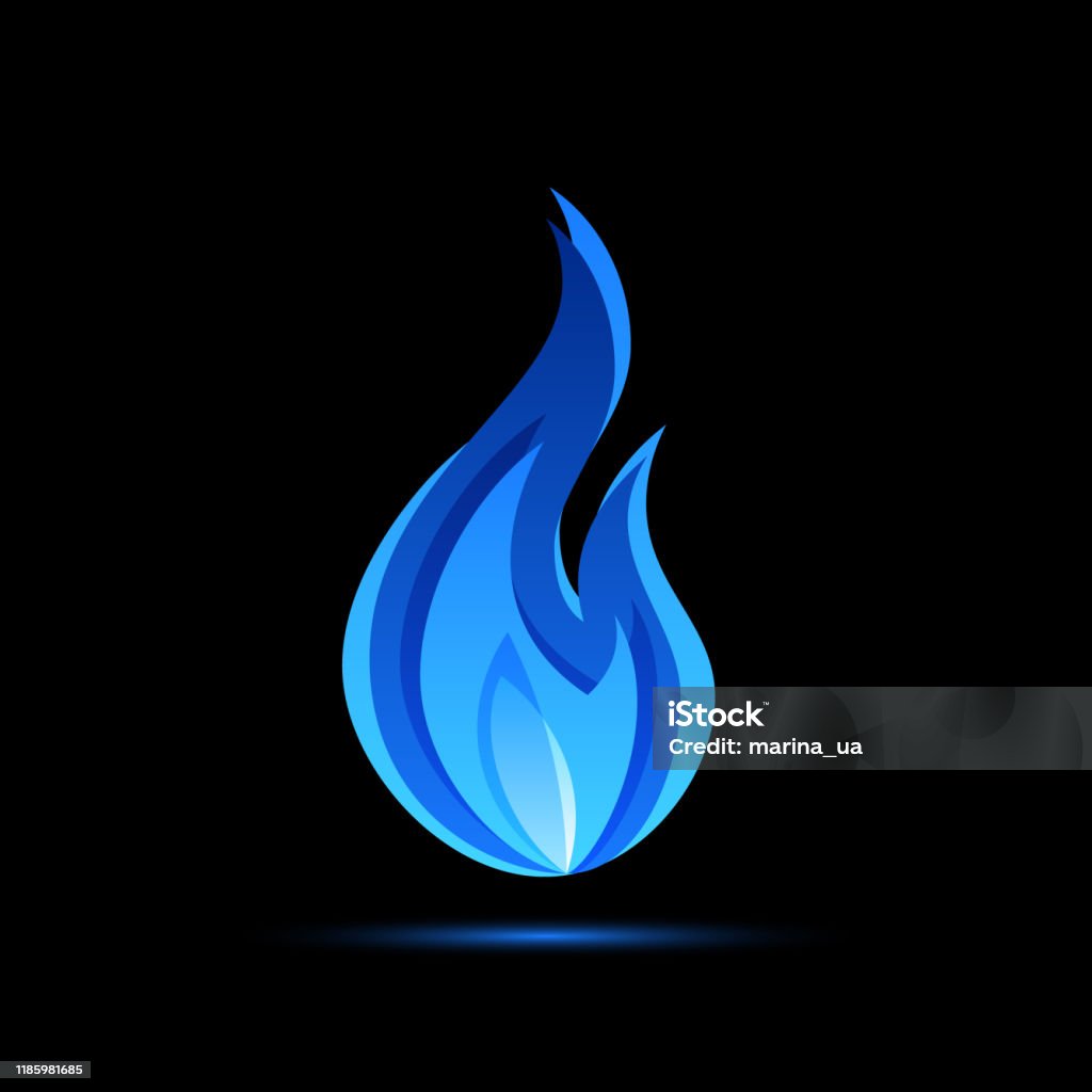 Fogo Azul Chama Moderna Design De Fogo Abstrato ícone De Onda De Incêndio  Ilustração do Vetor - Ilustração de vetor, flama: 225975842